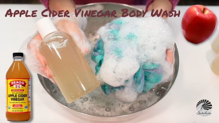 Diy Apple Cider Vinegar Body Wash Recipe: Nourish Your Skin