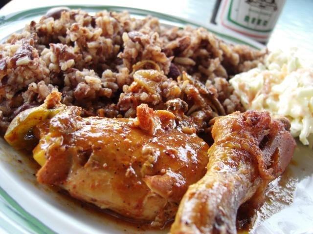Tasty Belizean Stewed Chicken Rice & Beans Recipe