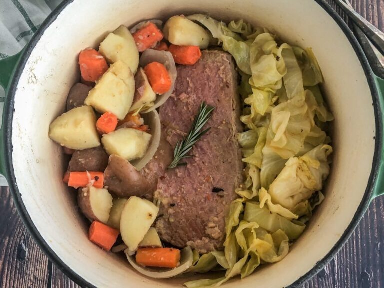 Delicious Corned Beef & Cabbage: The Best Dutch Oven Recipe