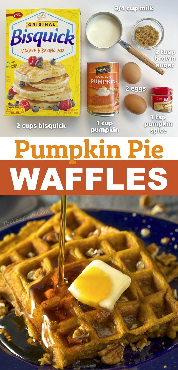 Delicious Bisquick Pumpkin Waffles Recipe: Easy Fall Breakfast