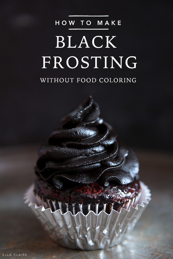 Delicious And Easy Black Buttercream Frosting Recipe