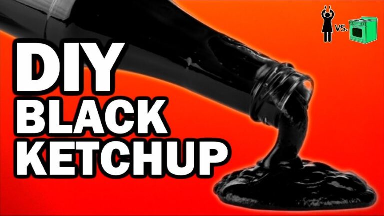 Deliciously Dark Black Ketchup Recipe