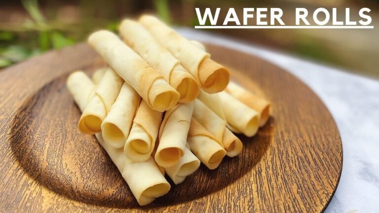 Delicious Wafer Rolls Recipe: A Mouthwatering Treat