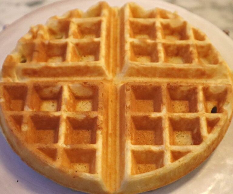 Delicious Waffle Recipe: No Baking Powder Required