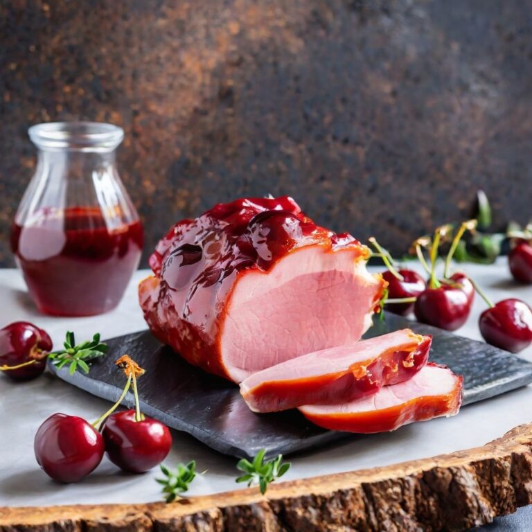 Delicious Cherry Bourbon Ham Glaze Recipe: A Mouthwatering Guide