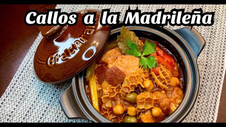 Authentic Callos A La Madrileña Recipe: A Delicious Spanish Delight