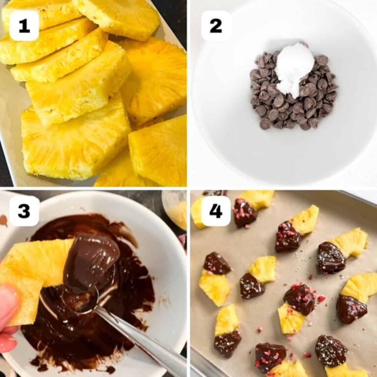 Chocolate Covered Pineapple Recipe: Step by Step Guide