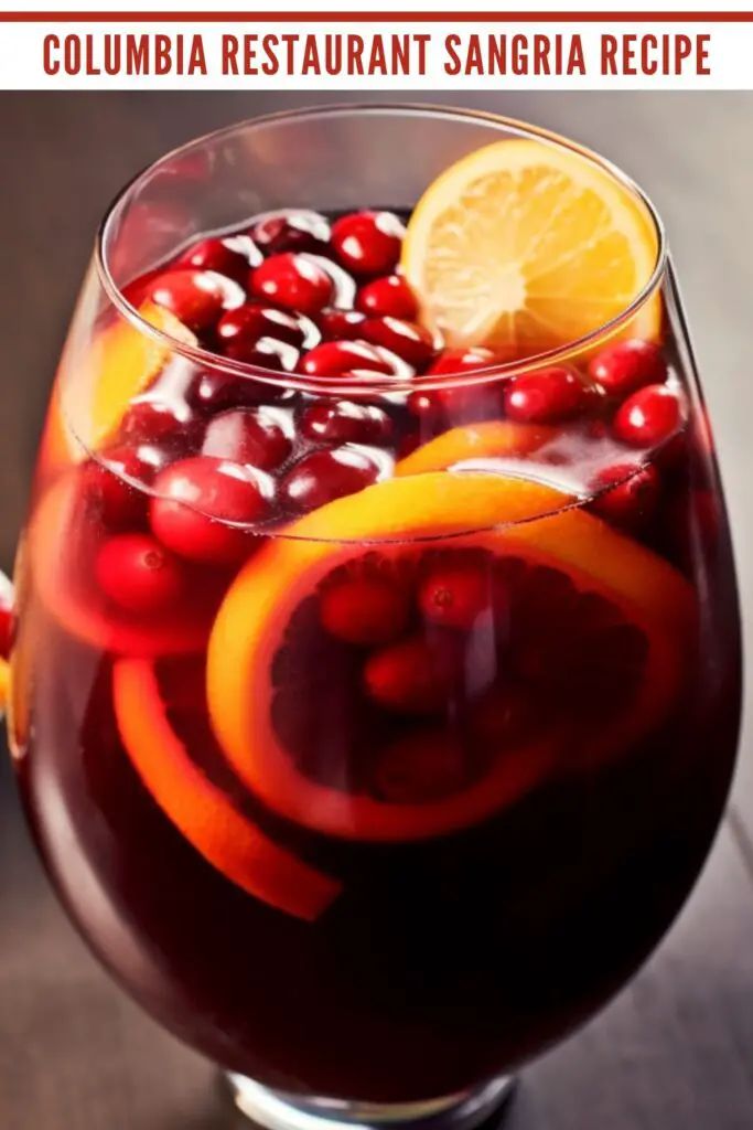 Columbia Restaurant Sangria Recipe: Step by Step Guide