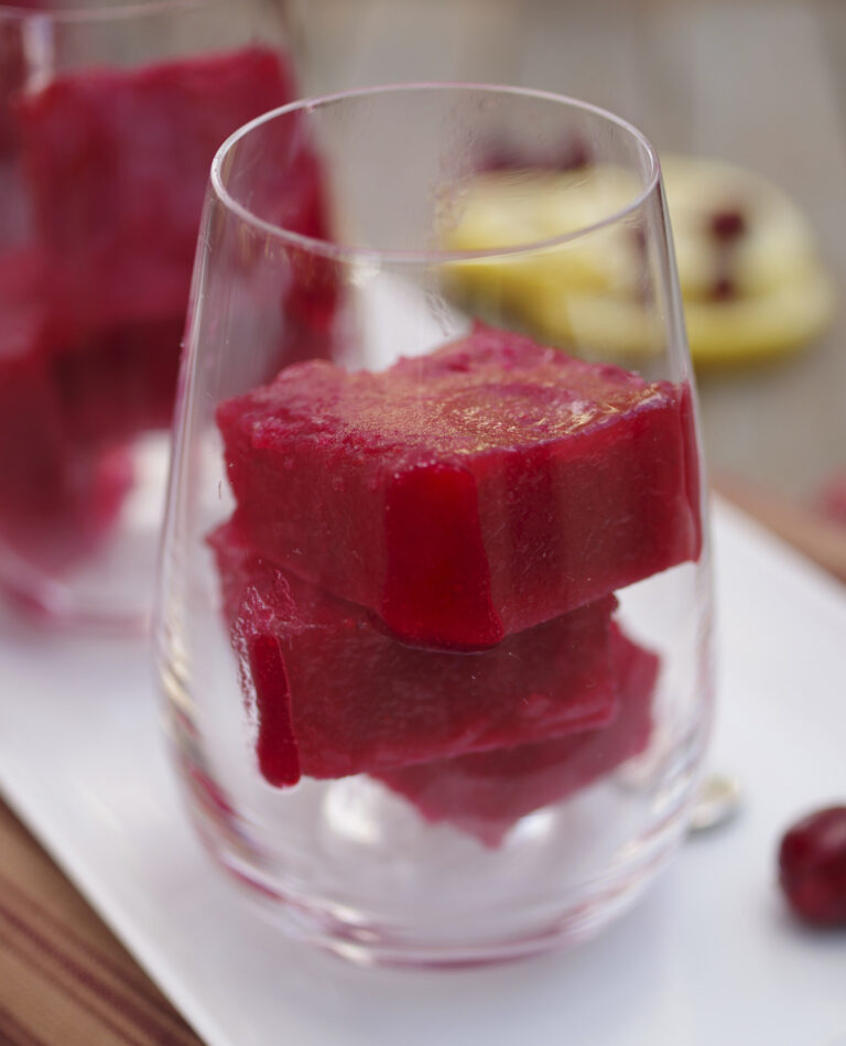 Cranberry Ice Recipe Delight: Chill with Zesty Sweetness!